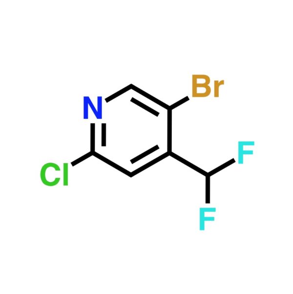5-bromo-2-chloro-4-(difluoromethyl)pyridine