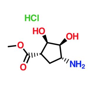 methyl (1S,2R,3S,4R)-4-amino-2,3-dihydroxycyclopentane-1-carboxylate hydrochloride